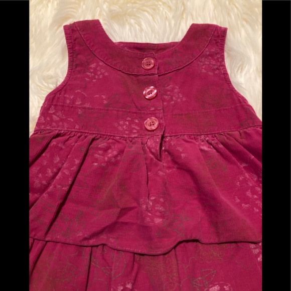 Penelope Mack Pink Ruffled Corduroy Dress: Size 6X - Picture 2 of 7